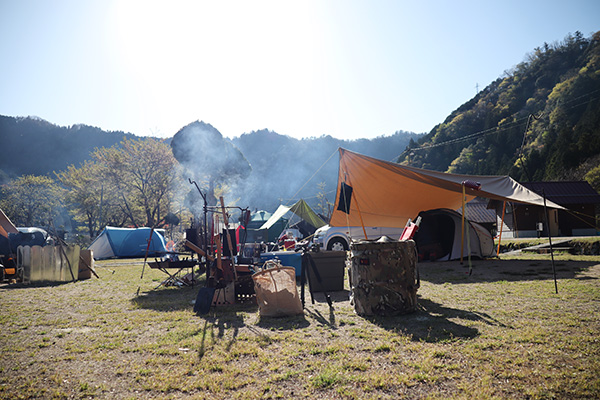 南光自然観察村でキャンプ
