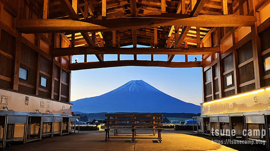 感動的な朝の富士山 -GWふもとっぱらvol.2-
